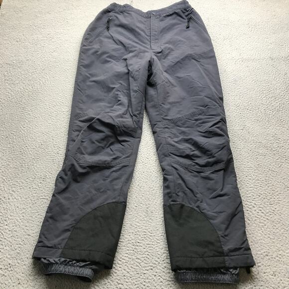 Vintage LL Bean Thermore Insulated Ski Snow Pants Womens Medium Petite Black - Picture 1 of 10